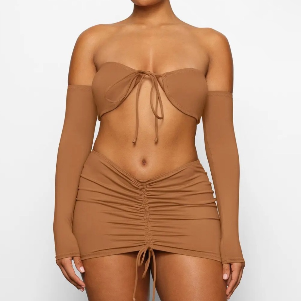 SKIMS Tan Bikini top